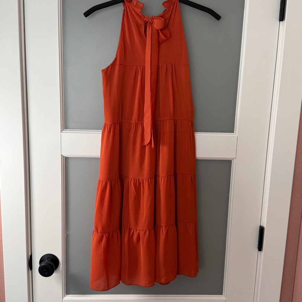 Kirundo Orange Ruffle dress - Picture 3 of 3